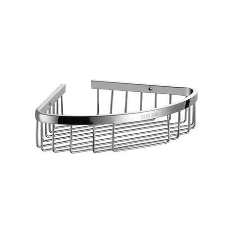 304 stainless steel Shower Caddy Corner Basket Shelf Wire Basket