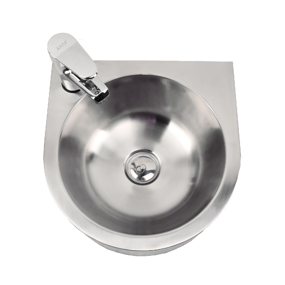 kitchen stainless steel sink bathroom table top single bowl handmade wash basin